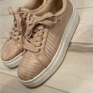 Copper Key Tan Kids Sneakers